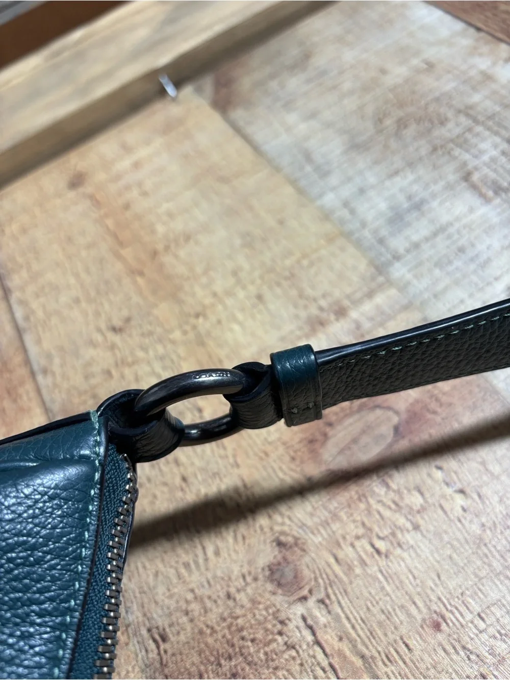Coach pebble leather